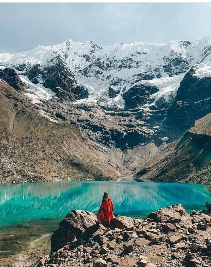 Fotografia en la laguna Humantay