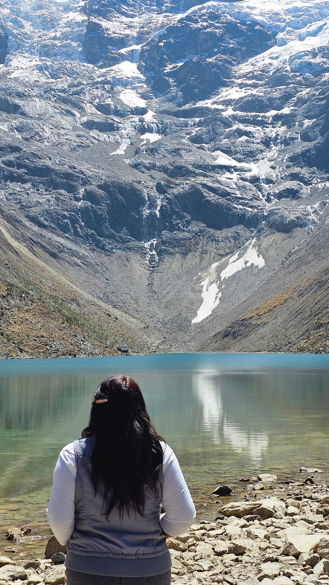 Fotografia en la laguna Humantay