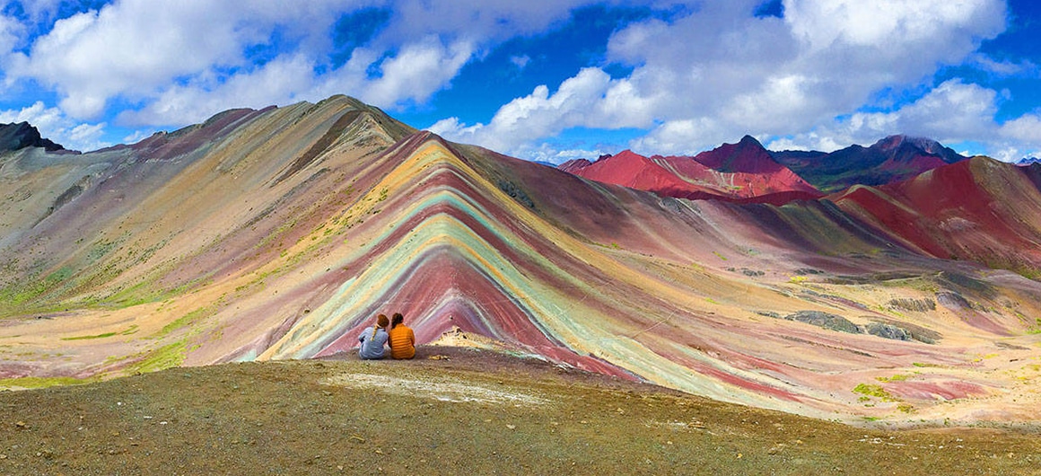 rainbow mountain in peru