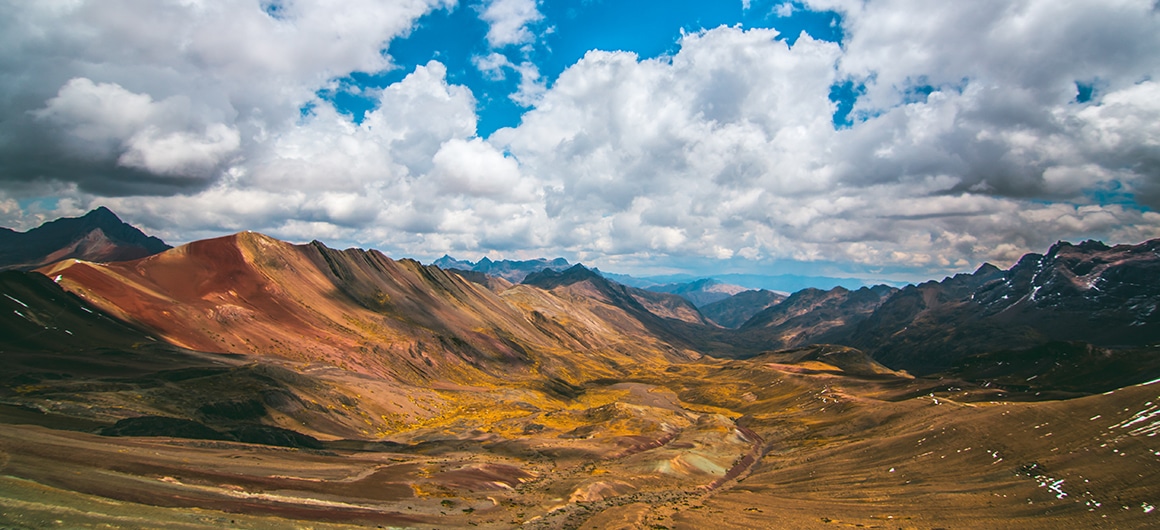 rainbow mountain in peru